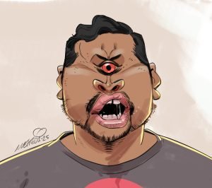 হাসনাতের ব্যঙ্গাত্মক কার্টুন