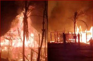 সেন্টমার্টিনে আগুন