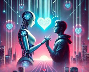 কৃত্রিম বুদ্ধিমত্তা, রোবট প্রেম, ভার্চুয়াল সঙ্গী, প্রযুক্তি, ডিজিটাল প্রেম, সেক্স রোবট, এআই অ্যাপ, একাকীত্ব, সম্পর্ক, নৈতিকতা, ধর্মীয় দৃষ্টিকোণ, চ্যাটবট, প্রেমিক-প্রেমিকা, সম্পর্কের ভবিষ্যৎ, মানবিক সম্পর্ক, মানসিক স্বাস্থ্য, প্রযুক্তি ও প্রেম, রোবটিক সত্তা, আইনি গাইডলাইন, সাউথ কোরিয়া, জাপান, ভার্চুয়াল সম্পর্ক, আবেগ, রোমান্স, বিশ্বাসঘাতকতা, ধর্মীয় বিতর্ক, সম্পর্কের জটিলতা,প্রেমের ভবিষ্যৎ