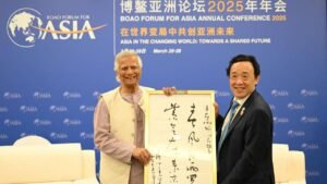 বোয়াও সম্মেলনে প্রধান উপদেষ্টা প্রফেসর ড. ইউনুস, ছবি: প্রধান উপদেষ্টার ফেসবুক পেজ