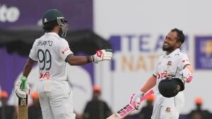 দুই সেঞ্চুরিয়ানের কাঁধে ভর করে শ্রীলংকা টেস্টে চালকের আসনে বাংলাদেশ, ছবি: এপি