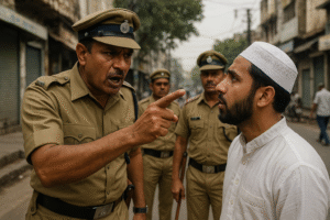 ভারতে মুসলমানদের ওপর দমন-পীড়ন বাড়ছে উদ্বেগজনক হারে, ছবি: এআই জেনারেটেড