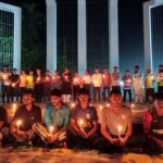 জুলাই শহিদদের স্মরণে ইবিতে ছাত্রদলের মোমবাতি প্রজ্জ্বলন