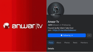Anwar tv hacked by silent takeover.