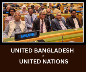 অন্তর্বর্তীকালীন সরকার প্রধান জাতিসংঘে ছবি পোস্ট