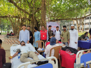 ইবির প্রয়াত শিক্ষার্থী শান্তার স্মরণে স্বেচ্ছায় রক্তদান কর্মসূচি