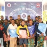 রাঙ্গামাটি নানিয়ারচর সেনা জোন কর্তৃক শীতবস্ত্র ও নগদ অর্থ প্রদান