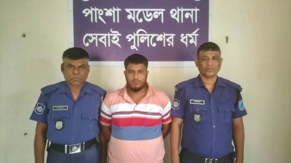 পাংশায় সাংবাদিক মারধরের ঘটনায় বিশু সরদার গ্রেপ্তার