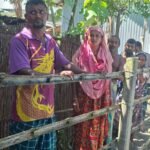 রাজবাড়ীতে বিদ্যুতের খুঁটি নিয়ে বিরোধ, চার পরিবারের পথ বন্ধের অভিযোগ
