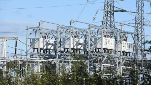 Electrical power grid, illustrative image