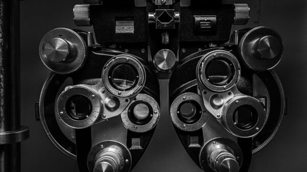 Eye examination equipment, illustrative image
