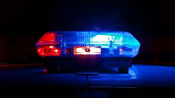 Illustrative police photograph, not the actual event